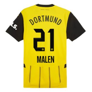 Köpa BVB Borussia Dortmund Hemmatröja 2024/25 Donyell Malen 21 Kortärmad