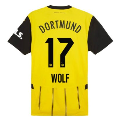 Köpa BVB Borussia Dortmund Hemmatröja 2024/25 Marius Wolf 17 Kortärmad