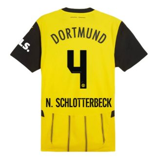 Köpa BVB Borussia Dortmund Hemmatröja 2024/25 Nico Schlotterbeck 4 Kortärmad