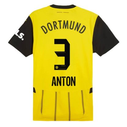 Köpa BVB Borussia Dortmund Hemmatröja 2024/25 Waldemar Anton 3 Kortärmad