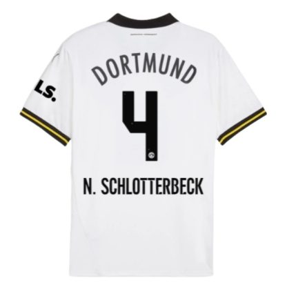 Köpa BVB Borussia Dortmund Tredjetröja 2024/25 Nico Schlotterbeck 4 Kortärmad