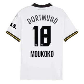 Köpa BVB Borussia Dortmund Tredjetröja 2024/25 Youssoufa Moukoko 18 Kortärmad