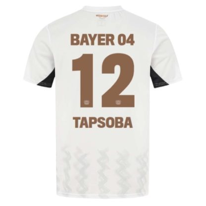 Köpa Bayer 04 Leverkusen Bortatröja 2024/25 Edmond Tapsoba 12 Kortärmad