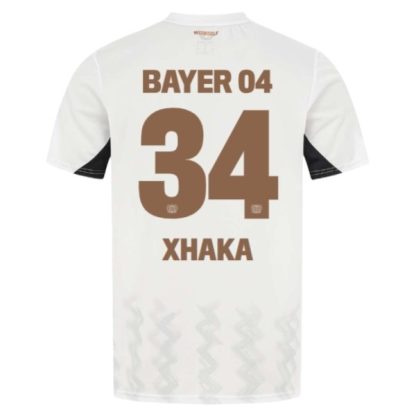 Köpa Bayer 04 Leverkusen Bortatröja 2024/25 Granit Xhaka 34 Kortärmad