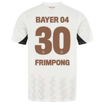 Köpa Bayer 04 Leverkusen Bortatröja 2024/25 Jeremie Frimpong 30 Kortärmad