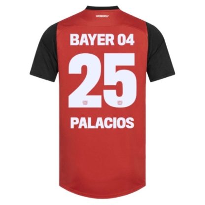 Köpa Bayer 04 Leverkusen Hemmatröja 2024/25 Exequiel Palacios 25 Kortärmad