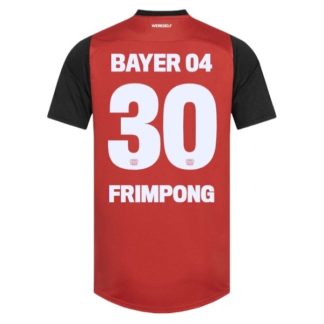 Köpa Bayer 04 Leverkusen Hemmatröja 2024/25 Jeremie Frimpong 30 Kortärmad