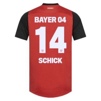 Köpa Bayer 04 Leverkusen Hemmatröja 2024/25 Patrik Schick 14 Kortärmad