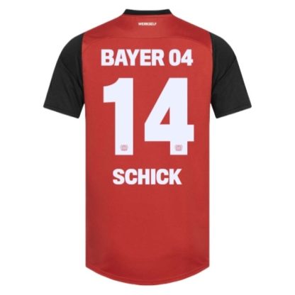 Köpa Bayer 04 Leverkusen Hemmatröja 2024/25 Patrik Schick 14 Kortärmad