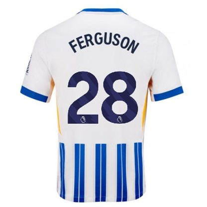 Köpa Brighton & Hove Albion FC Hemmatröja 2024/25 Evan Ferguson 28 Kortärmad