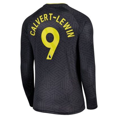 Köpa Everton Bortatröja 2024/25 Dominic Calvert-Lewin 9 Långärmad