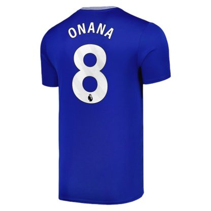 Köpa Everton Hemmatröja 2024/25 Amadou Onana 8 Kortärmad