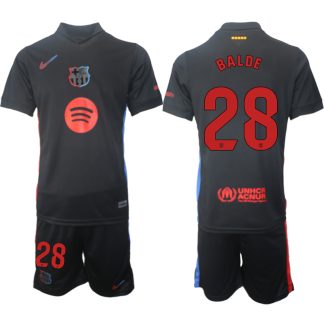 Köpa FC Barcelona Bortatröja 2024/25 Alejandro Balde 28 Kortärmad (+ Korta byxor)