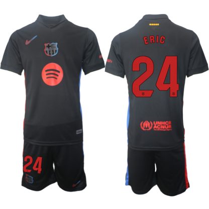 Köpa FC Barcelona Bortatröja 2024/25 Eric García 24 Kortärmad (+ Korta byxor)