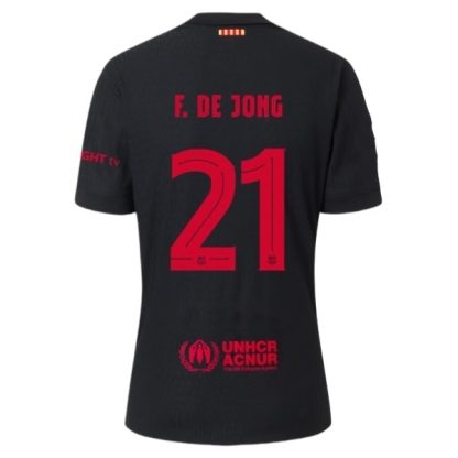 Köpa FC Barcelona Bortatröja 2024/25 Frenkie de Jong 21 Kortärmad