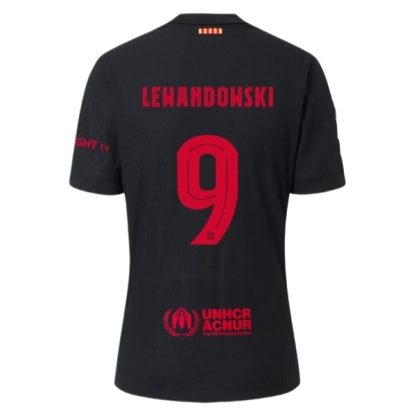 Köpa FC Barcelona Bortatröja 2024/25 Robert Lewandowski 9 Kortärmad