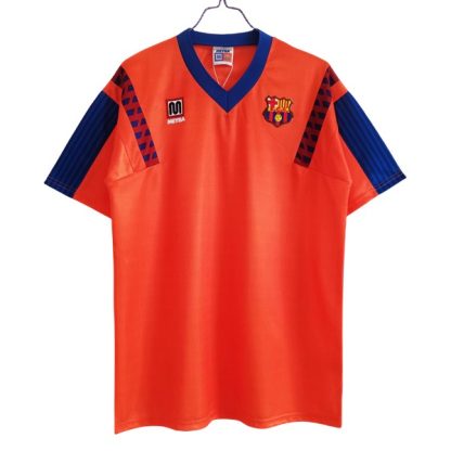 Köpa FC Barcelona Bortatröja Retro 1989-1992 Kortärmad