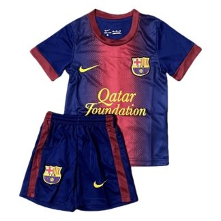 Köpa FC Barcelona Hemmatröja Barn Retro 2012-2013 Kortärmad (+ Korta byxor)