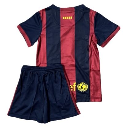 Köpa FC Barcelona Hemmatröja Barn Retro 2014-2015 Kortärmad (+ Korta byxor)-1