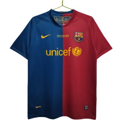 Köpa FC Barcelona Hemmatröja Retro 2008-2009 Kortärmad