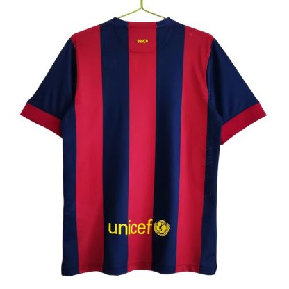 Köpa FC Barcelona Hemmatröja Retro 2014-2015 Kortärmad-1