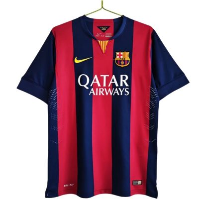 Köpa FC Barcelona Hemmatröja Retro 2014-2015 Kortärmad