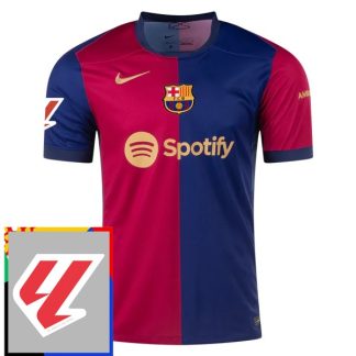 Köpa FC Barcelona Hemmatröja With La Liga Patch 2024/25 Kortärmad