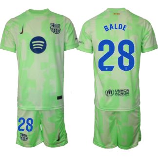 Köpa FC Barcelona Tredjetröja 2024/25 Alejandro Balde 28 Kortärmad (+ Korta byxor)