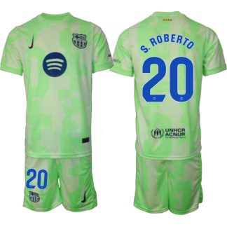 Köpa FC Barcelona Tredjetröja 2024/25 Sergi Roberto 20 Kortärmad (+ Korta byxor)