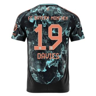 Köpa FC Bayern München Bortatröja 2024/25 Alphonso Davies 19 Kortärmad