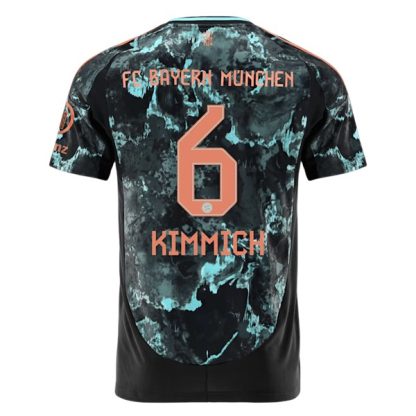 Köpa FC Bayern München Bortatröja 2024/25 Joshua Kimmich 6 Kortärmad