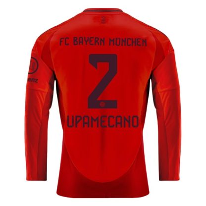 Köpa FC Bayern München Hemmatröja 2024/25 Dayot Upamecano 2 Långärmad