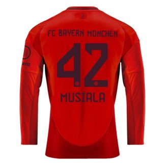 Köpa FC Bayern München Hemmatröja 2024/25 Jamal Musiala 42 Långärmad