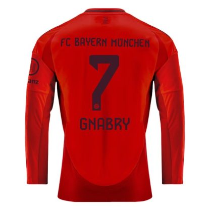 Köpa FC Bayern München Hemmatröja 2024/25 Serge Gnabry 7 Långärmad