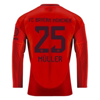 Köpa FC Bayern München Hemmatröja 2024/25 Thomas Muller 25 Långärmad