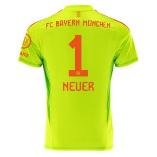 Köpa FC Bayern München Målvakt Hemmatröja 2024/25 Manuel Neuer 1 Kortärmad