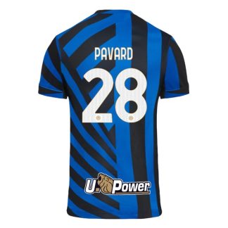 Köpa Inter Milan Hemmatröja 2024/25 Benjamin Pavard 28 Kortärmad