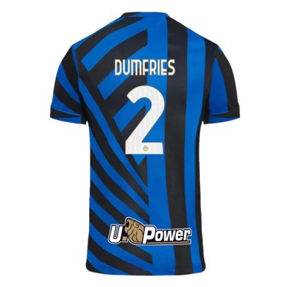 Köpa Inter Milan Hemmatröja 2024/25 Denzel Dumfries 2 Kortärmad