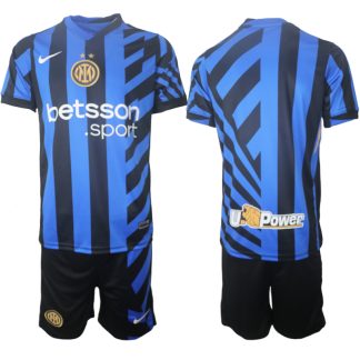 Köpa Inter Milan Hemmatröja 2024/25 Kortärmad (+ Korta byxor)