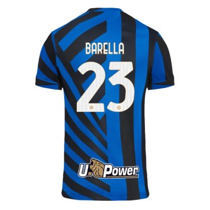 Köpa Inter Milan Hemmatröja 2024/25 Nicolo Barella 23 Kortärmad