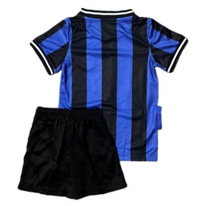 Köpa Inter Milan Hemmatröja Barn Retro 2009-2010 Kortärmad (+ Korta byxor)-1