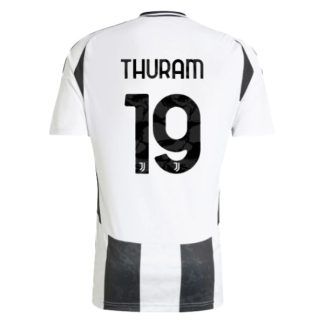 Köpa Juventus Hemmatröja 2024/25 Khéphren Thuram 19 Kortärmad