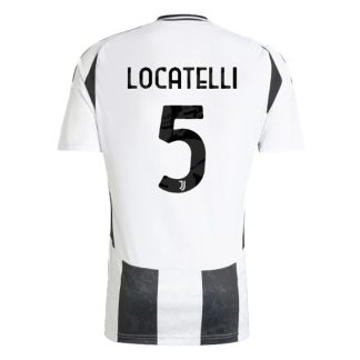 Köpa Juventus Hemmatröja 2024/25 Manuel Locatelli 5 Kortärmad