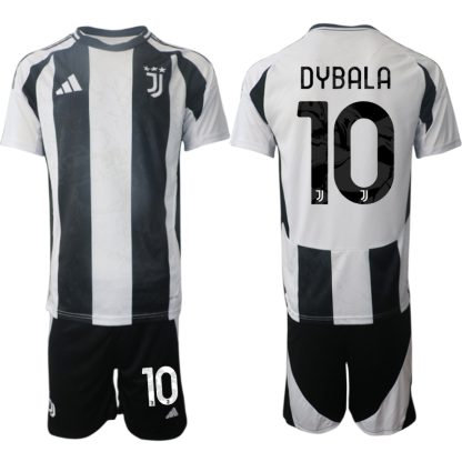 Köpa Juventus Hemmatröja 2024/25 Paulo Dybala 10 Kortärmad (+ Korta byxor)