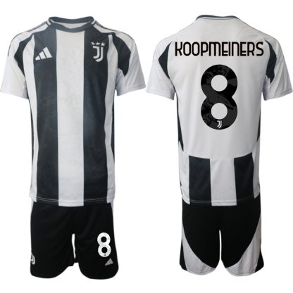 Köpa Juventus Hemmatröja 2024/25 Teun Koopmeiners 8 Kortärmad (+ Korta byxor)