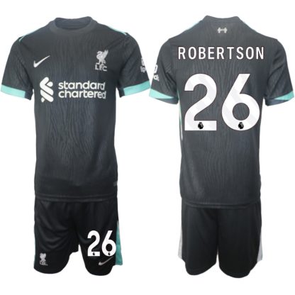 Köpa Liverpool Bortatröja 2024/25 Andrew Robertson 26 Kortärmad (+ Korta byxor)