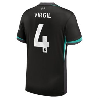 Köpa Liverpool Bortatröja 2024/25 Virgil van Dijk 4 Kortärmad