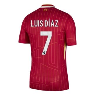 Köpa Liverpool Hemmatröja 2024/25 Luis Díaz 7 Kortärmad