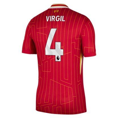 Köpa Liverpool Hemmatröja 2024/25 Virgil van Dijk 4 Kortärmad