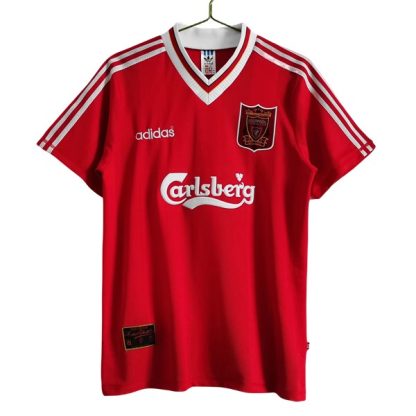 Köpa Liverpool Hemmatröja Retro 1995-1996 Kortärmad